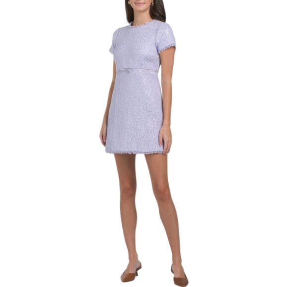 LIKELY Lilac Fea Mini Dress NWT - Picture 1 of 2